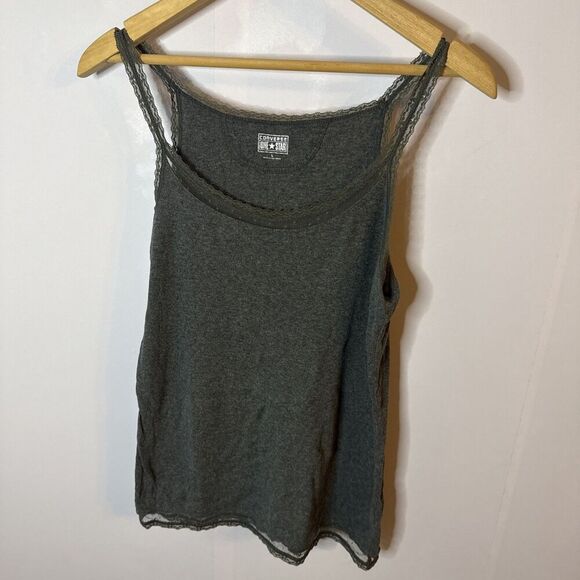 Lot of 4 Tank Tops Mix Brands Colors Pullover Layering Large Y2K Spaghetti Strap - Picture 13 of 16